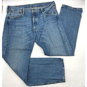 2013 Levi's 501 XX Quality Size 36x30 Medium Wash Straight Leg Mid Rise Jeans